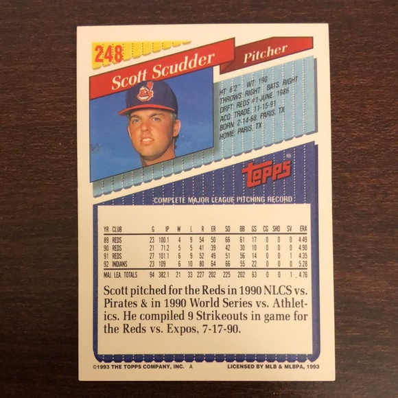Vintage Topps MLB Cleveland Indians Baseball Card Bundle - Picture 4 of 8